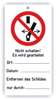 Cimco - Veiligheidspictogram Waarschuwingssticker A Br