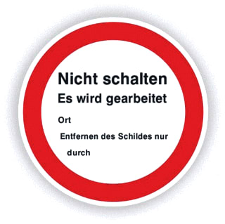 Cimco - Veiligheidspictogram verbodssymbool br