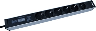 Ratio Electric - Plenty Energiedistributiepanel (PDU) Pdu 6Xschuko 3M Snoer
