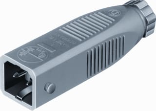 Hirschmann Multimedia - STAS Rechthoekige conn. (industrieconn.) contst stas20 2p+a grijs