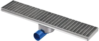 Van den Berg - Vloerput met 1 aansluiting Rvs Keukengoot 900X200
