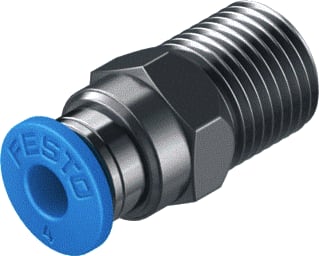Festo - Fitting met 2 aansluitingen Qs-1/8-4