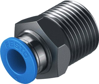 Festo - Fitting met 2 aansluitingen qs-3/8-8