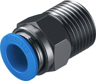 Festo - Fitting met 2 aansluitingen qs-1/2-12