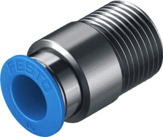 Festo - Fitting met 2 aansluitingen Qs-3/8-10-I