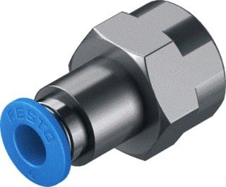 Festo - Fitting met 2 aansluitingen Qsf-1/4-6-B