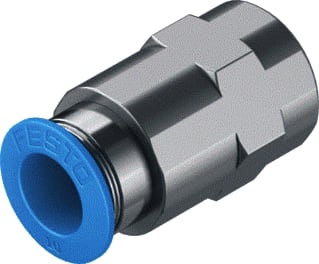 Festo - Fitting met 2 aansluitingen Qsf-1/4-10-B