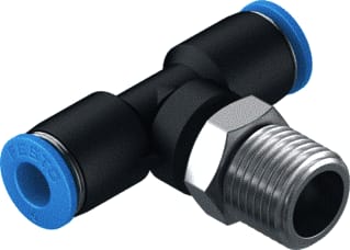 Festo - Fitting met 2 aansluitingen qst-1/4-6