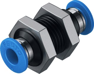 Festo - Fitting met 2 aansluitingen qss-6