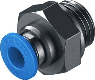 Festo - Fitting met 2 aansluitingen Qs-G1/4-6