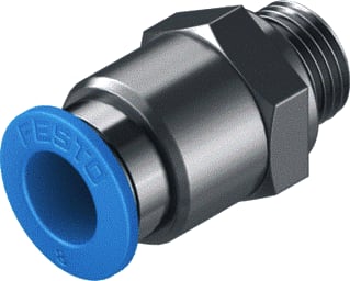 Festo - Fitting met 2 aansluitingen Qs-G1/8-8