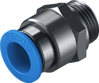 Festo - Fitting met 2 aansluitingen Qs-G3/8-12
