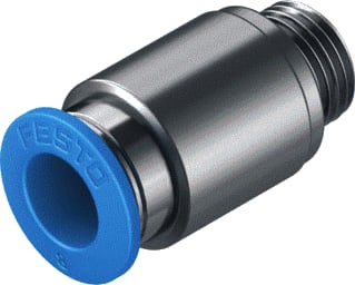 Festo - Fitting met 2 aansluitingen Qs-G1/8-8-I