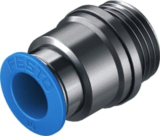 Festo - Fitting met 2 aansluitingen Qs-G3/8-10-I