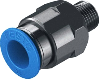 Festo - Fitting met 2 aansluitingen Qs-1/8-10