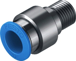 Festo - Fitting met 2 aansluitingen qs-1/4-12-i