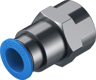 Festo - Fitting met 2 aansluitingen Qsf-1/2-12-B