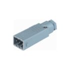 Hirschmann Multimedia - STAS Rechthoekige conn. (industrieconn.) contst stas3n 3p+a grys