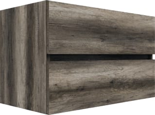 WaveDesign by Wisa - NAPOLI Badmeubelkast Onderkast 80 Oak