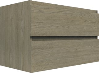 WaveDesign by Wisa - ALVARO Badmeubelkast Onderkast 80 Gao