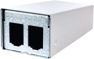 Metz Connect - PCE4P Front-/patchpan. leeg kast/lessenr 130861-0202-e
