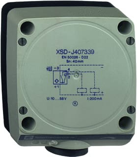 TeSensors - Compact NS Inductieve naderingsschakelaar Benadschak Xsda400519