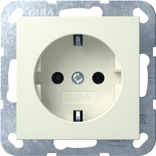 Gira - Systeem 55 Wandcontactdoos (WCD schakelmat.) Wcd Ra Sys55 Crm-Wt