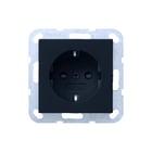 Gira - Systeem 55 Wandcontactdoos (WCD schakelmat.) Wcd Ra Sh Sys55 Zwm
