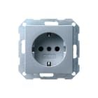 Gira - Systeem 55 Wandcontactdoos (WCD schakelmat.) Wcd Ra Inz Sys55 Alu