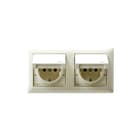 Gira - Standaard 55 Wandcontactdoos (WCD schakelmat.) Wcd Ra 2 Kl Ip44 St55 Cwg