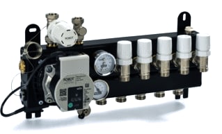 Robot Vloerverwarming - Standaard Pro Verdeler voor hydronische circuits Verdunit 11Gr Wilo Para
