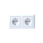 Gira - Standaard 55 Wandcontactdoos (WCD schakelmat.) Wcd 2V Vgeel 5 St55 Zwg