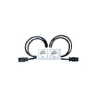 Gira - Standaard 55 Wandcontactdoos (WCD schakelmat.) Wcd 2V Vgeel 5 St55 Zwg