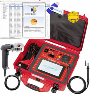 Benning - Draagbare apparaattester/PAT-tester St 755+ Set
