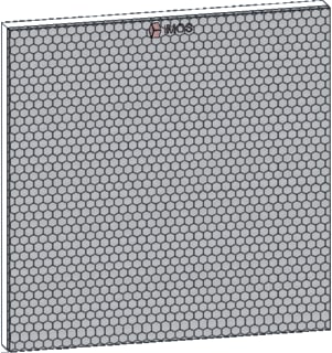 TeSensors - Osiris XUZ Reflector voor lichtscherm Xuzc100