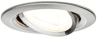 Paulmann - Downlight/spot/schijnwerper spot nova rond zwenk led