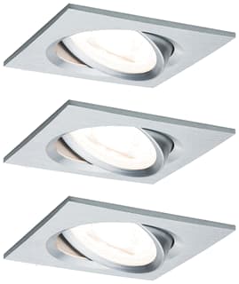 Paulmann - Downlight/spot/schijnwerper set nova coin 3-stapd vie
