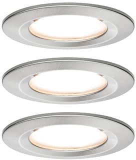 Paulmann - Downlight/spot/schijnwerper set nova coin 3-stapd ron