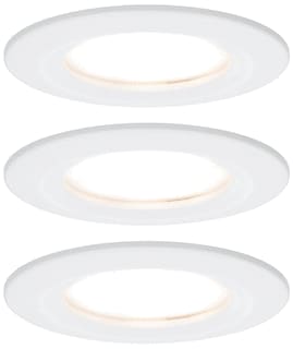 Paulmann - Downlight/spot/schijnwerper set nova coin 3-stapd ron