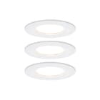 Paulmann - Downlight/spot/schijnwerper set nova coin 3-stapd ron