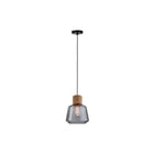 Paulmann - Pendelarmatuur Edla Pendellamp Rookglas
