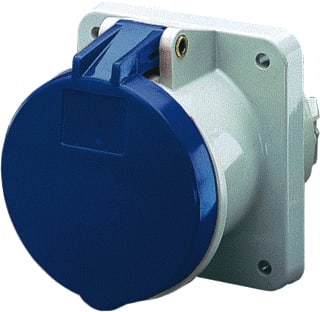 Mennekes - CEE-contactdoos, aanbouw 1247a