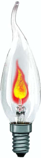 Paulmann - Gloeilamp standaard Flakkerkaars Cosy 3W 130H