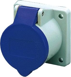 Mennekes - Twincontact CEE-contactdoos, aanbouw 1352