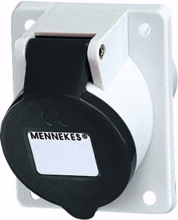 Mennekes - Twincontact CEE-contactdoos, aanbouw 155