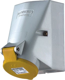 Mennekes - Twincontact CEE-wandcontactdoos 1750