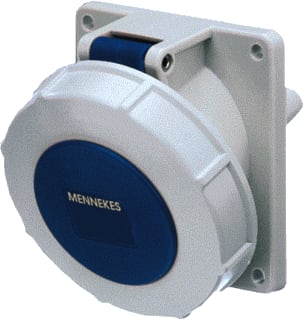 Mennekes - Twincontact CEE-contactdoos, aanbouw 1804