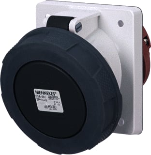 Mennekes - CEE-contactdoos, aanbouw 206a