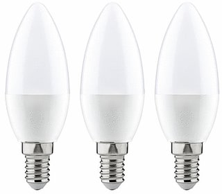 Paulmann - LED-lamp 3er-pack kerze 4w e14 27k