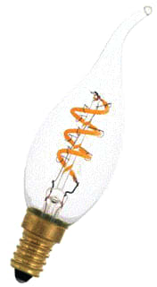 Bailey - Spiraled Clear LED-lamp c35 cos e14 2.7w